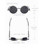 Black Retro Sunglasses-The Steampunk Cave