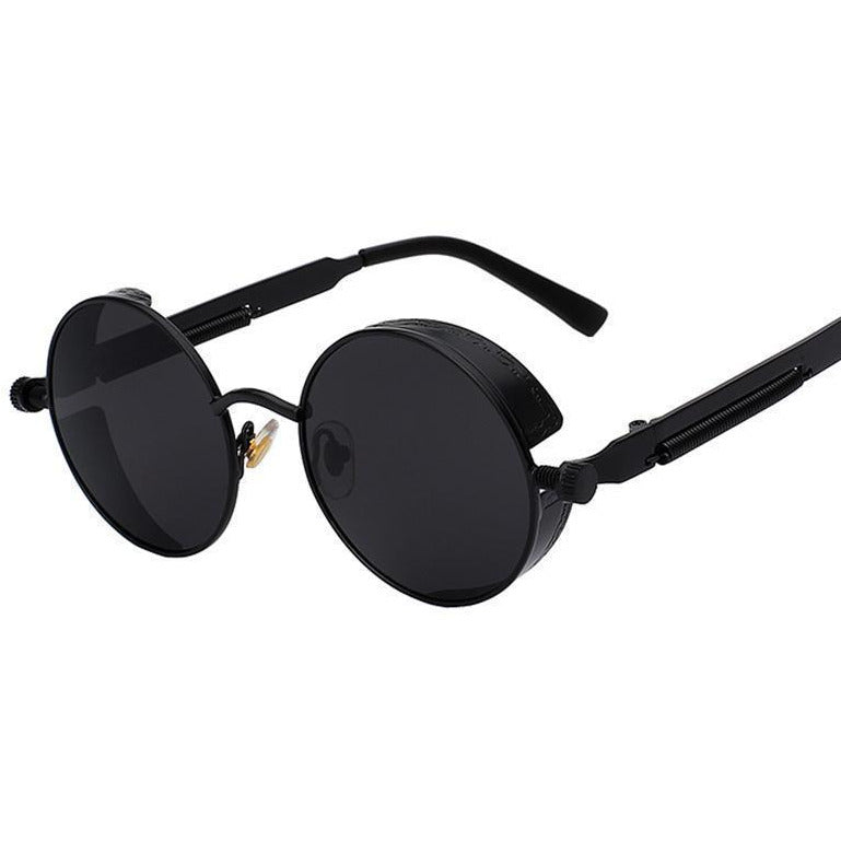 Black Retro Sunglasses-The Steampunk Cave