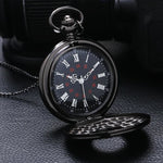 Black Steampunk Pocket Watch-The Steampunk Cave