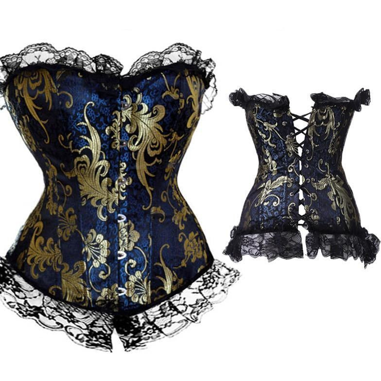 Burlesque Corset - 4 Designs-The Steampunk Cave