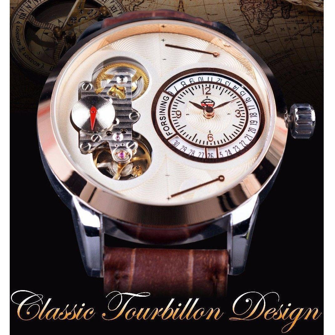 Classic Tourbillon Watch-The Steampunk Cave