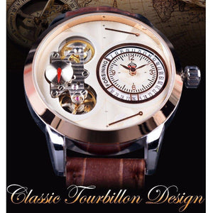 Classic Tourbillon Watch-The Steampunk Cave