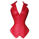 Lace Up Leather Corset - 2 Color Variants-The Steampunk Cave