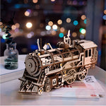 Locomotive Train 3D Wooden Building Kit-The Steampunk Cave