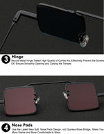 Square  Vintage  Steampunk Sunglasses