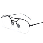 Steampunk Round Clear Computer Glasses