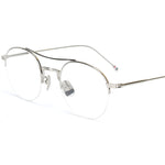 Steampunk Round Clear Computer Glasses