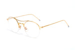 Steampunk Round Clear Computer Glasses
