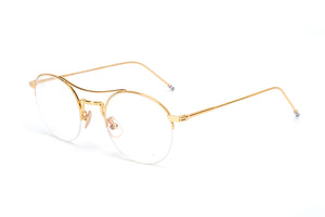 Steampunk Round Clear Computer Glasses