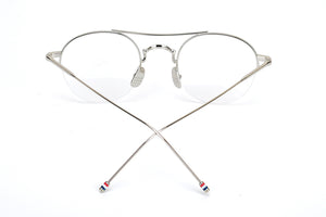 Steampunk Round Clear Computer Glasses