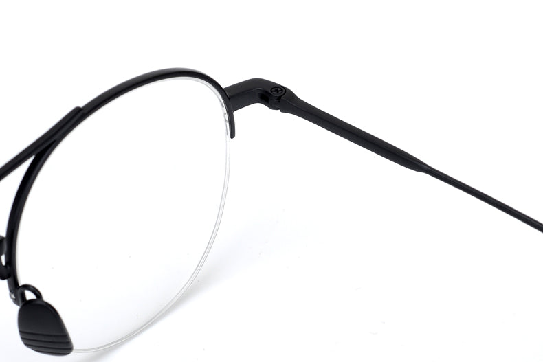 Steampunk Round Clear Computer Glasses