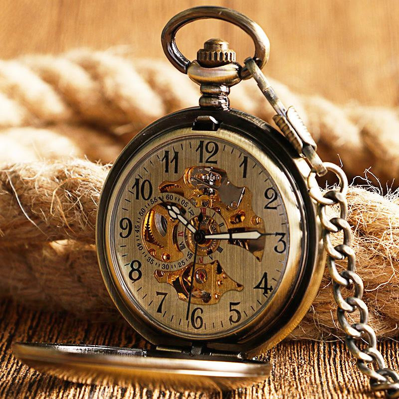 Gears Pocket Watch-The Steampunk Cave