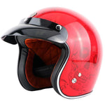 DOT Certified Retro Open Face Helmet – 4 Designs-Helmet-The Steampunk Cave