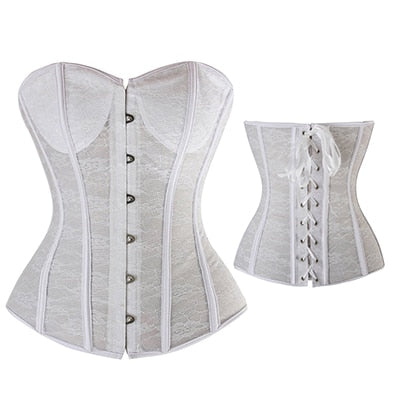 Women's Sexy Mesh   Steampunk Gothic Waist Trainer