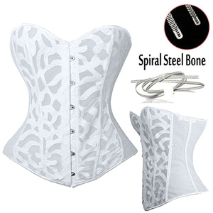 Women's Sexy Mesh   Steampunk Gothic Waist Trainer