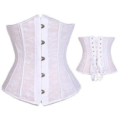 Women's Sexy Mesh   Steampunk Gothic Waist Trainer