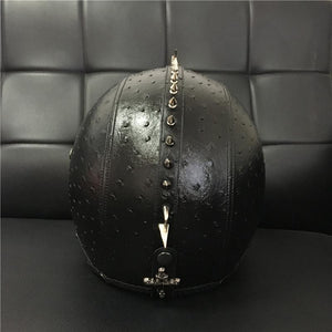 DOT Certified Badass Open Face Helmet – 5 Sizes-Helmet-The Steampunk Cave