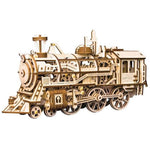 Locomotive Train 3D Wooden Building Kit-The Steampunk Cave