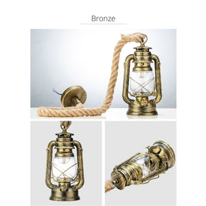 Vintage Kerosene Pendant Lamp