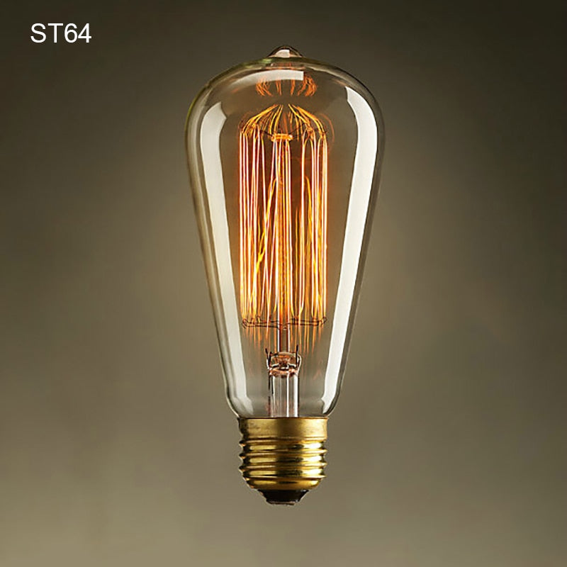 Vintage Edison Light Bulb - 3 Designs