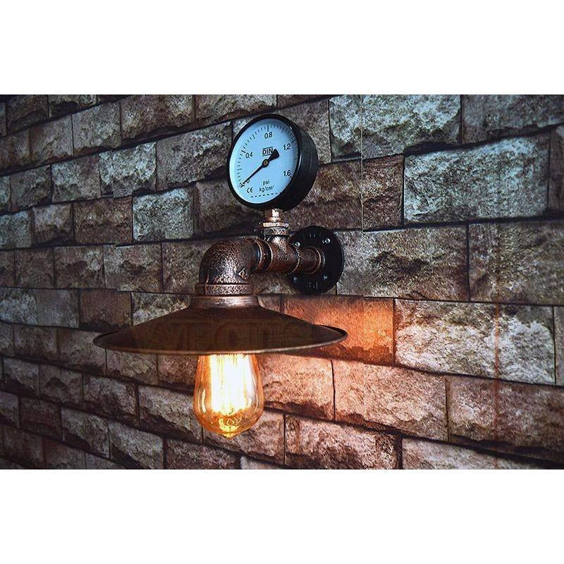 Retro Wall Sconce-The Steampunk Cave