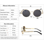 Rusty-Core Round Sunglasses-The Steampunk Cave