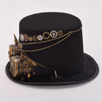 Steampunk Gears Top Hat-The Steampunk Cave