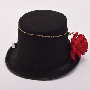 Steampunk Gears Top Hat-The Steampunk Cave