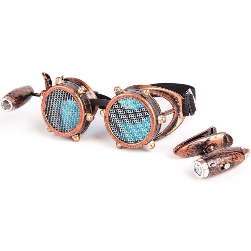 Steampunk Goggles – 2 Color Variants-The Steampunk Cave