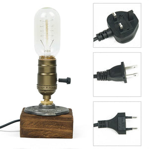 Vintage Desk Lamp with Dimmer – 1 Light Source-The Steampunk Cave
