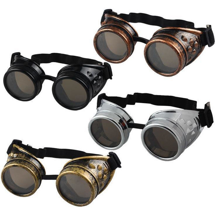 Vintage Steampunk Goggles – 4 Color Variants-The Steampunk Cave