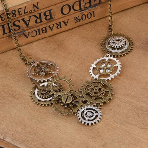 Vintage Steampunk Necklace-The Steampunk Cave