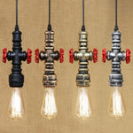 Water Pipe Pendant Lamp - 8 Designs-The Steampunk Cave