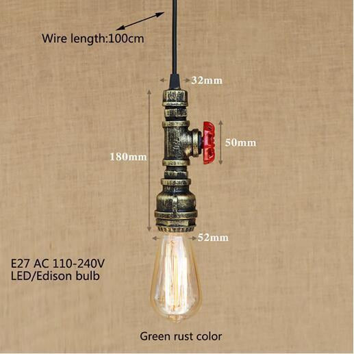 Water Pipe Pendant Lamp - 8 Designs-The Steampunk Cave